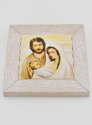 Modern Icoon Frame Heilige Familie - 11cm
