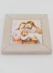 Modern Icoon Frame Jozef en Heilige Familie - 11cm