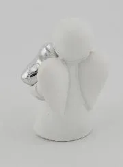 Engel met Zilverkleurige Ster - 6cm