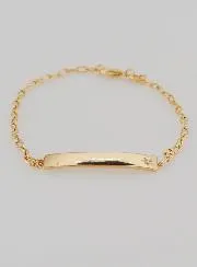 Verguld Doop Armbandje Kind - 15cm