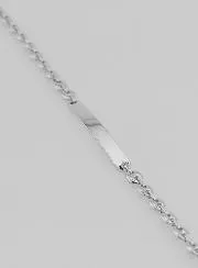 925 Sterling Zilveren Doop Armbandje - 18cm