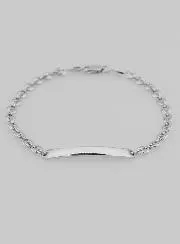 925 Sterling Zilveren Doop Armbandje - 18cm