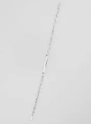 Identiteits Armband Rhodium Zilver - 18cm