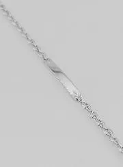 Doop Armband van Gerhodineerd Zilver- 18cm