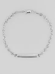 Doop Armband van Gerhodineerd Zilver- 18cm