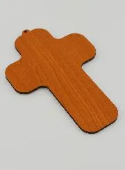 Houten Kruis voor Kind - Engel met Harp