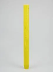 Doorgekleurde Kaars 27cm - Geel