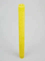 Doorgekleurde Kaars 27cm - Geel