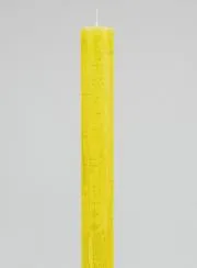 Doorgekleurde Kaars 27cm - Geel