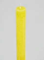 Doorgekleurde Kaars 27cm - Geel