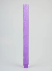 Doorgekleurde Kaars 27cm - Paars