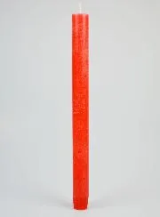 Doorgekleurde Kaars 27cm - Roze Rood
