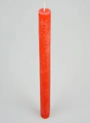 Doorgekleurde Kaars 27cm - Roze Rood