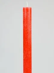 Doorgekleurde Kaars 27cm - Roze Rood