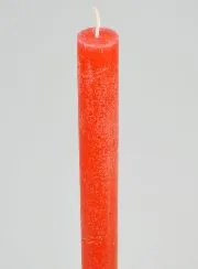 Doorgekleurde Kaars 27cm - Roze Rood