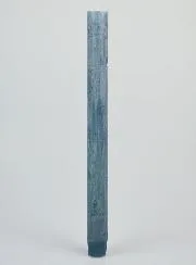 Doorgekleurde Kaars 27cm - Blauw Grijs