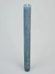 Doorgekleurde Gebedskaars - Blauw Grijs