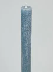 Doorgekleurde Gebedskaars - Blauw Grijs