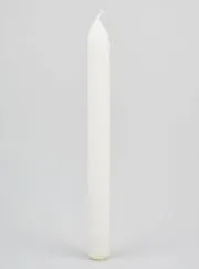 Doorgekleurde Kaars 24cm - Wit