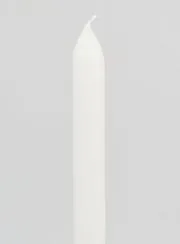Doorgekleurde Kaars 24cm - Wit