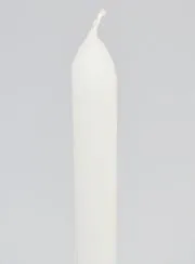 Doorgekleurde Kaars 24cm - Wit