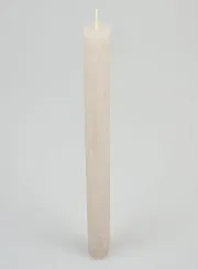 Doorgekleurde Kaars 27cm - Zand Grijs