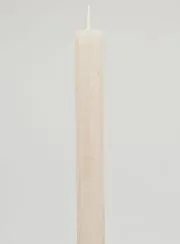 Doorgekleurde Kaars 27cm - Zand Grijs