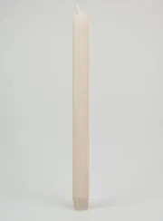 Doorgekleurde Gebedskaars -  Zand Grijs