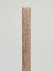 Doorgekleurde Kaars 27cm - Taupe Grijs