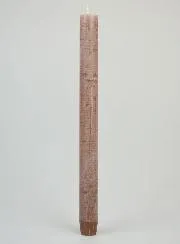 Doorgekleurde Gebedskaars -  Taupe Grijs