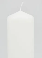 Witte Decoratieve Kaars - 20cm