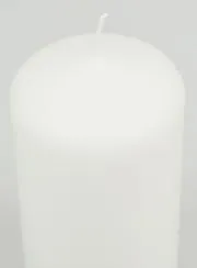 Witte Decoratieve Kaars - 13cm