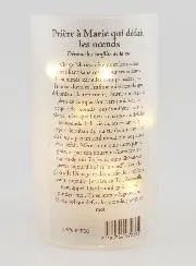 LED Windlicht - Maria die de Knopen Ontwart met Gebed