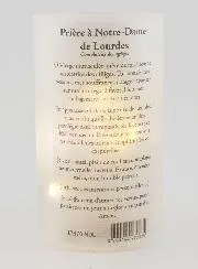 LED Windlicht  - Maria van Lourdes en Gebed
