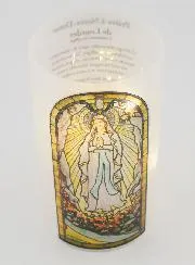 LED Windlicht  - Maria van Lourdes en Gebed