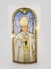 LED Windlicht met Gebed - Paus Leo XIV