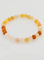 Edelsteen Armband van Veelkleurige Jadesteen - 6mm