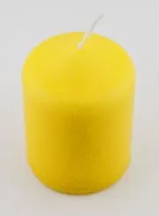 Decoratieve Kaars 8cm - Geel