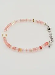 Armband met Kruis en Glazen Stenen