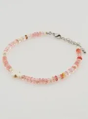 Armband met Kruis en Glazen Stenen