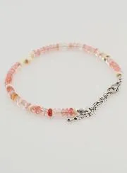 Armband met Kruis en Glazen Stenen