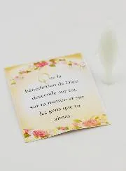 Fluorescerend Beeld Maria Wonderdadige Met Kaart - 8cm