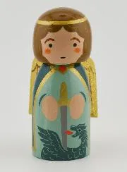 Beeld van Sint Michaël - 10cm
