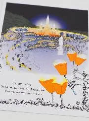 Kaart Fakkeltocht Processie - Lourdes