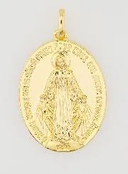 Wonderdadige Medaille 18k Verguld - 16mm