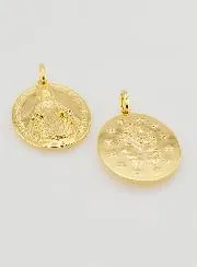 Wonderdadige Medaille 18k Verguld - 14mm