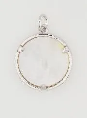 Ex Voto Hanger Parelmoer en Strass - 16mm