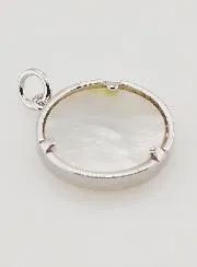 Ex Voto Hanger Parelmoer en Strass - 16mm