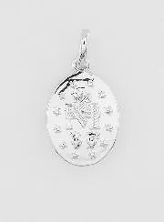 Wonderdadige Medaille Zilverkleurig Gerhodineerd - 14mm
