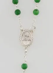 Rozenkrans van Natuurlijke Stenen - Jade